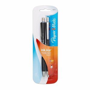Paper Mate InkJoy 700RT Retractable Ballpoint Pen, Medium Point, Black 2 Pens